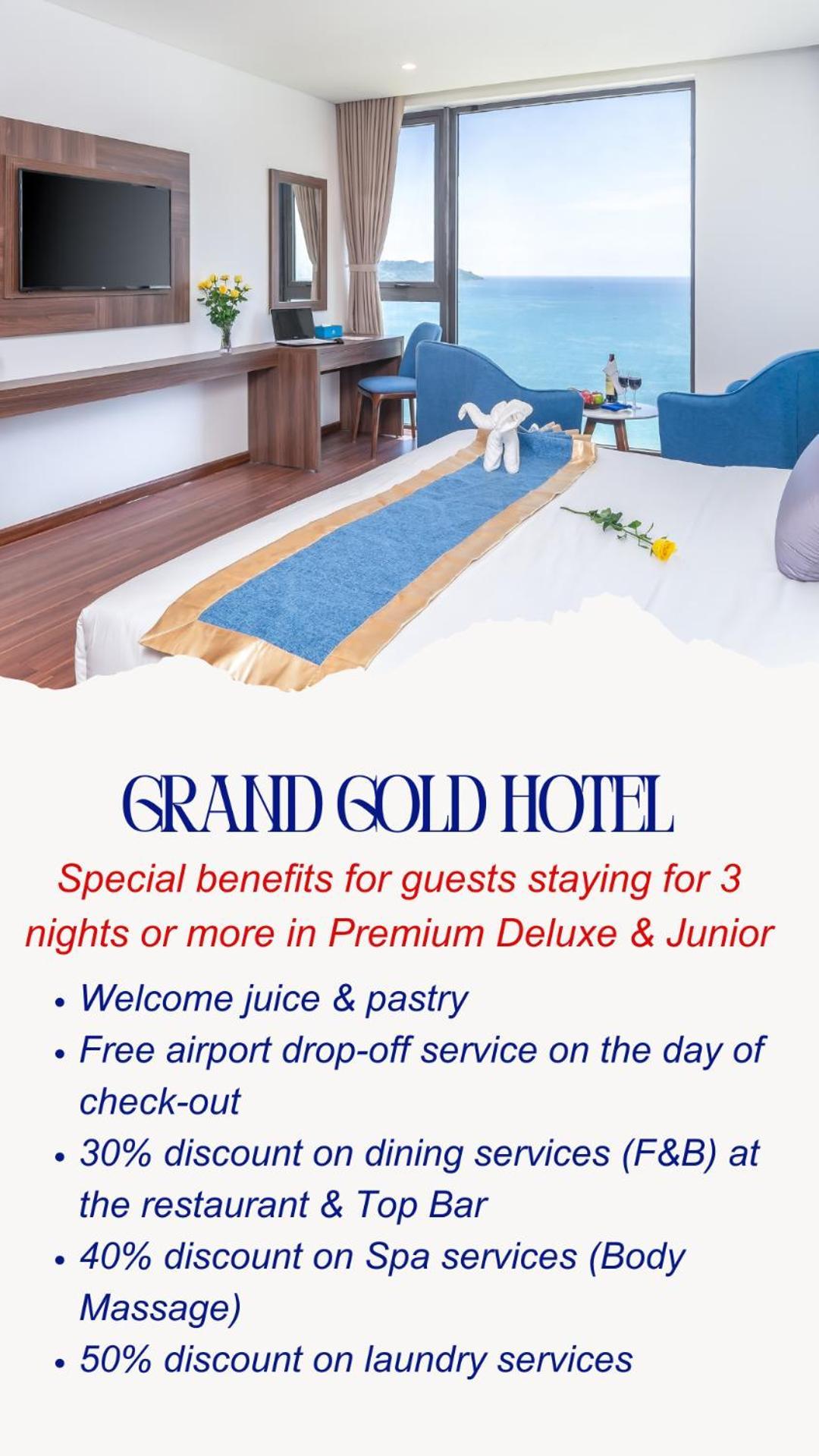 Grand Gold Beach Hotel & Spa Da Nang Esterno foto